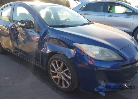 2012 Mazda 3 S z USA, uszkodzony, nr VIN JM1BL1W56C1608726